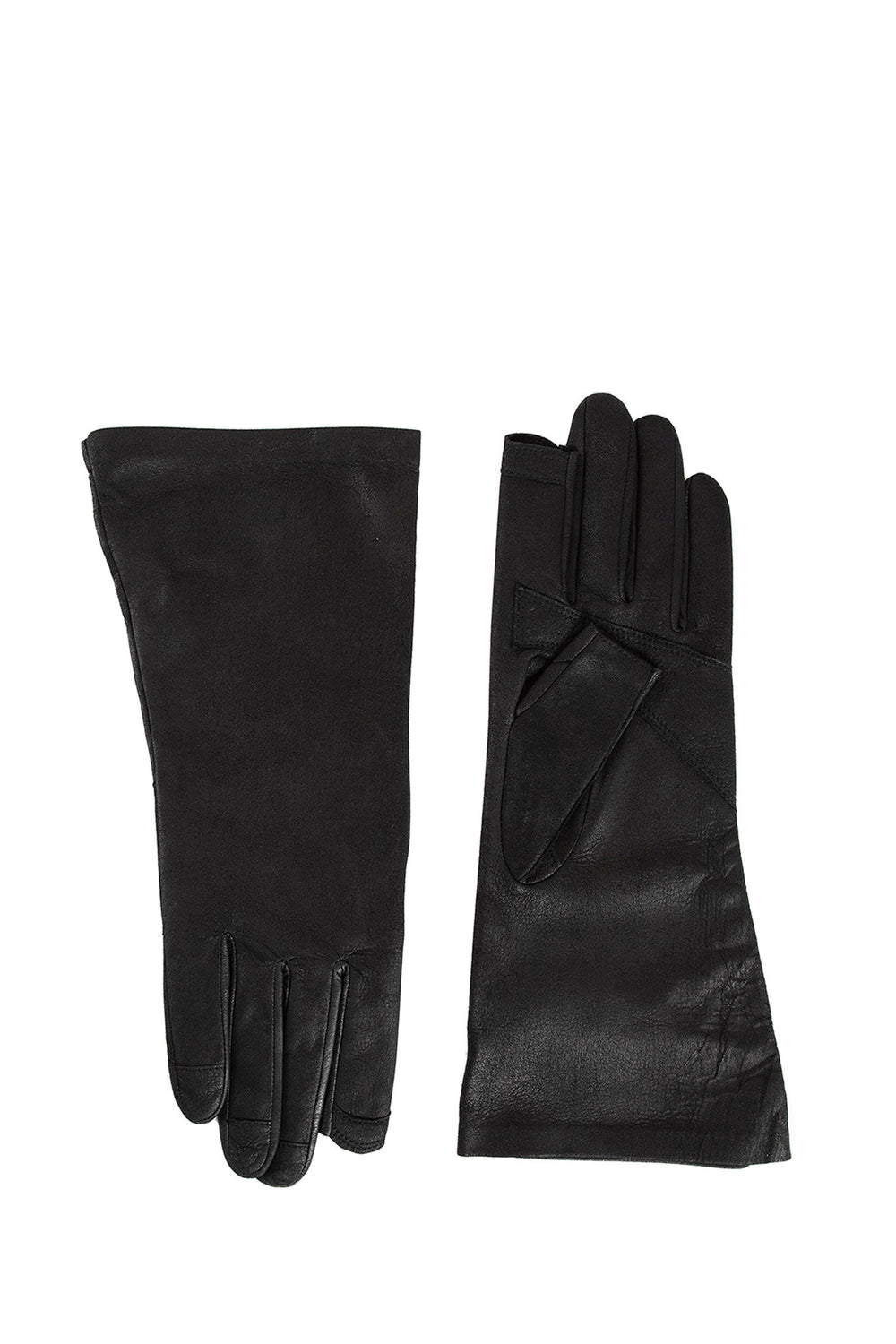 RICK OWENS UNISEX BLACK GLOVES