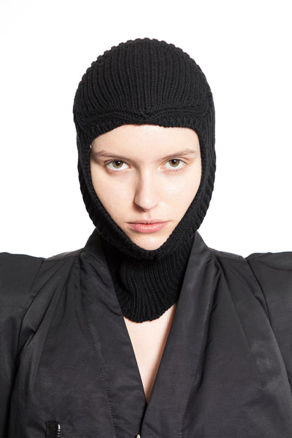 RICK OWENS UNISEX BLACK HATS