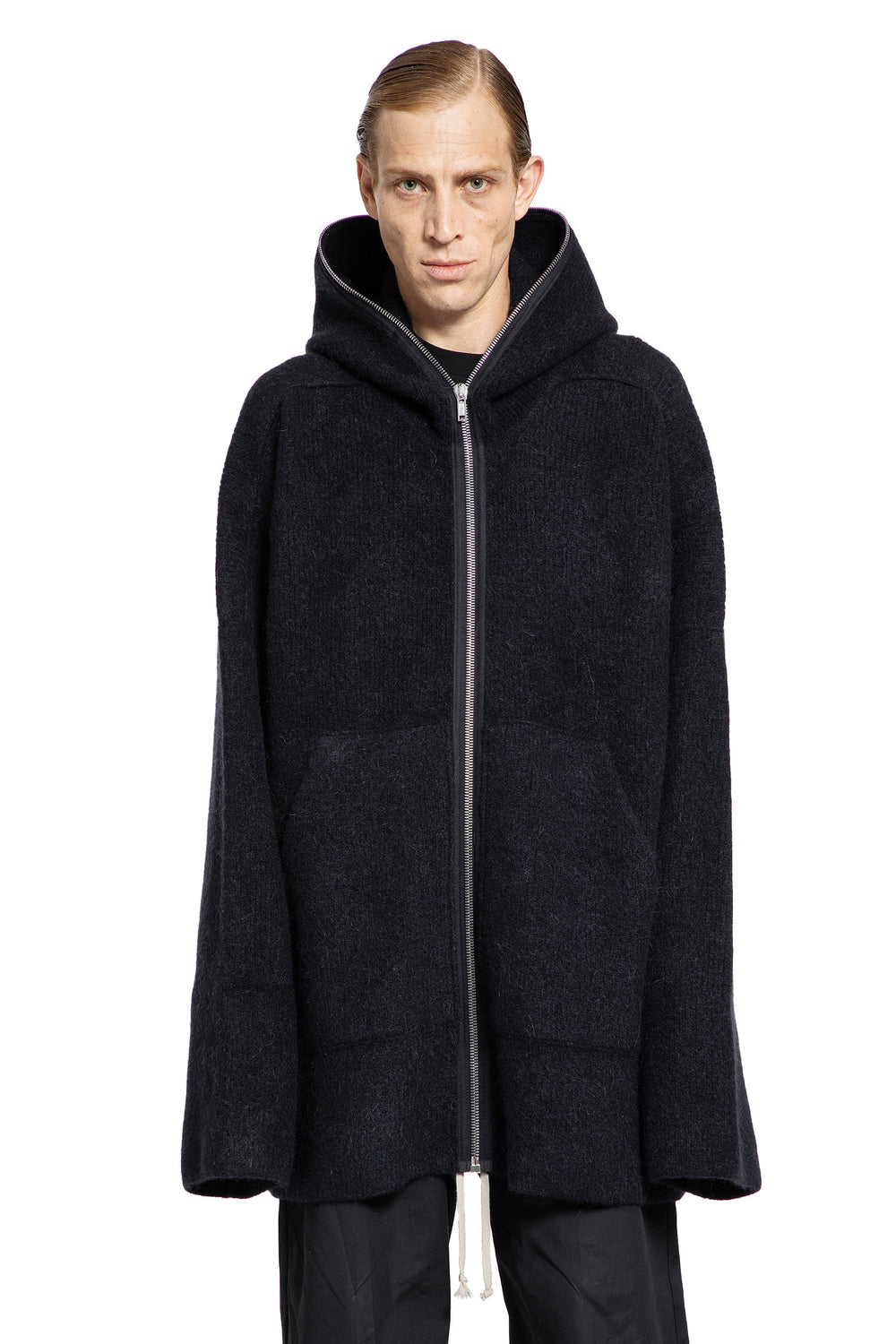 RICK OWENS MAN BLACK KNITWEAR