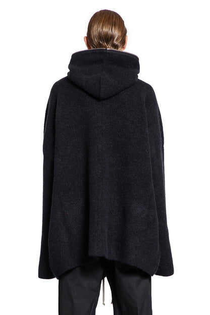 RICK OWENS MAN BLACK KNITWEAR