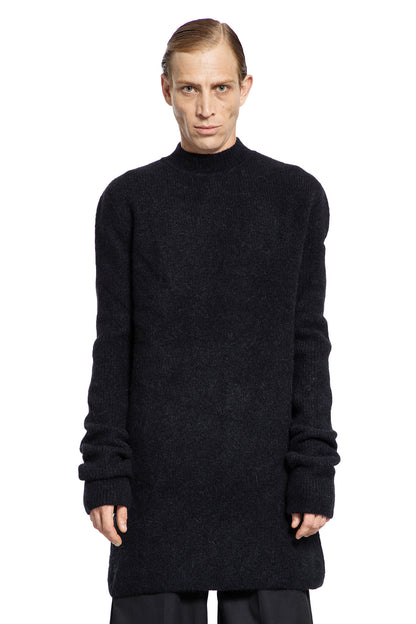 RICK OWENS MAN BLACK KNITWEAR