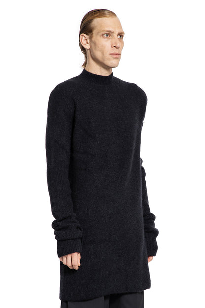 RICK OWENS MAN BLACK KNITWEAR