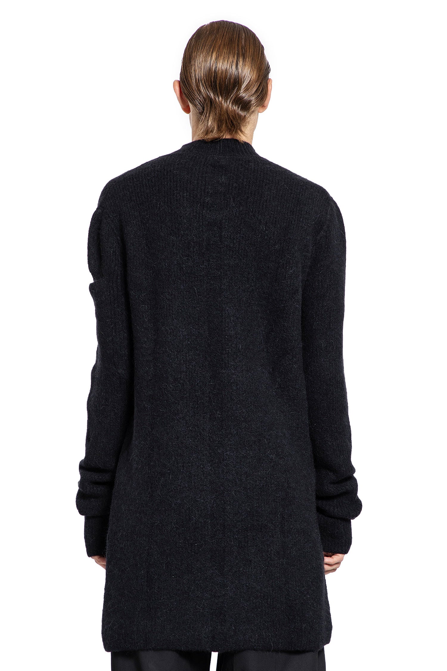 RICK OWENS MAN BLACK KNITWEAR