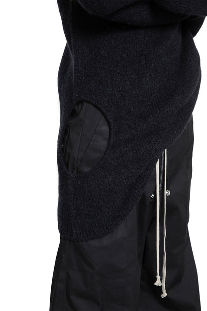 RICK OWENS MAN BLACK KNITWEAR