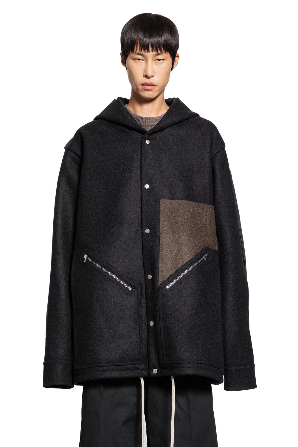 RICK OWENS MAN BLACK JACKETS