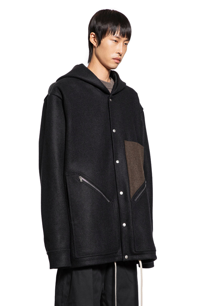 RICK OWENS MAN BLACK JACKETS