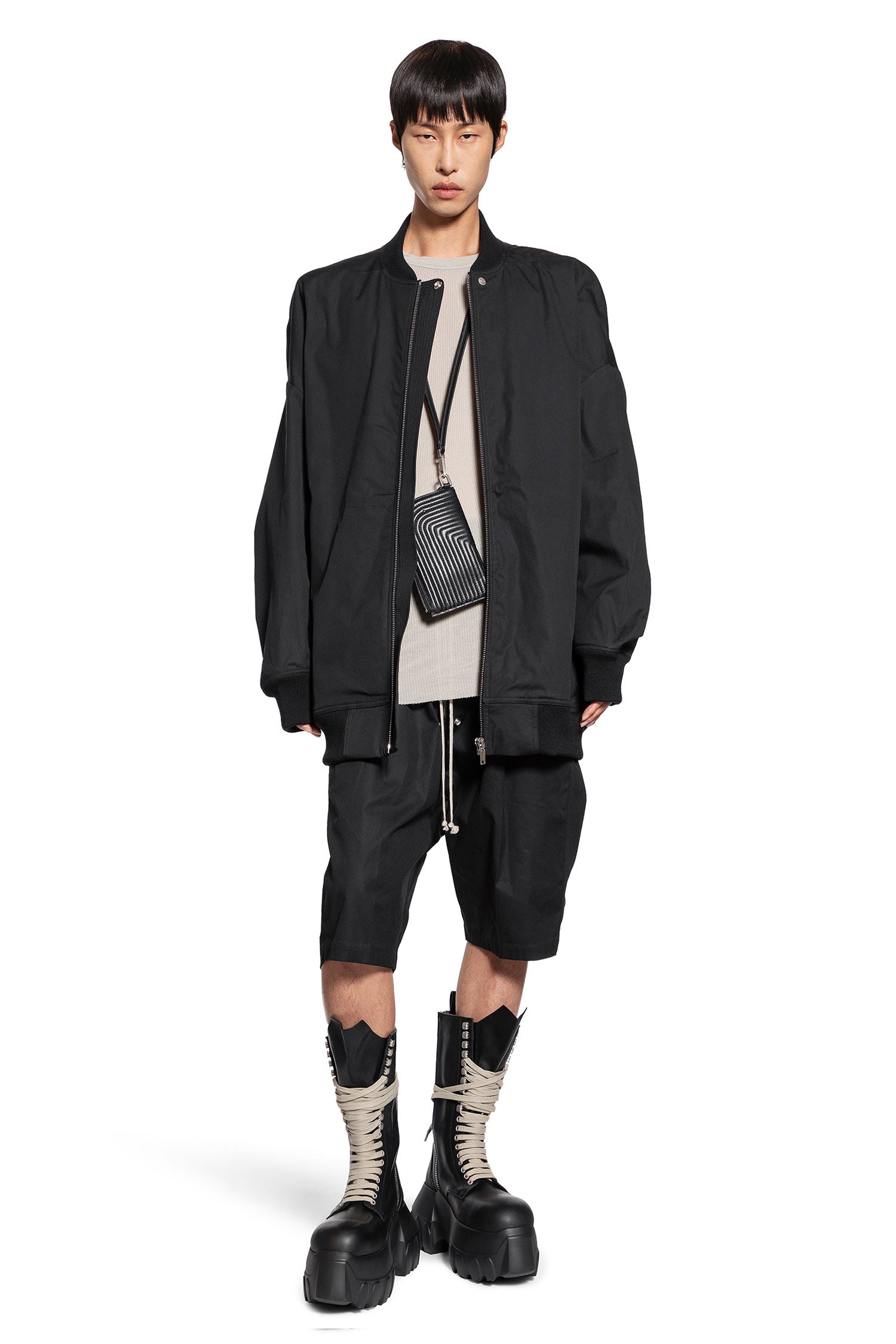 RICK OWENS MAN BLACK JACKETS