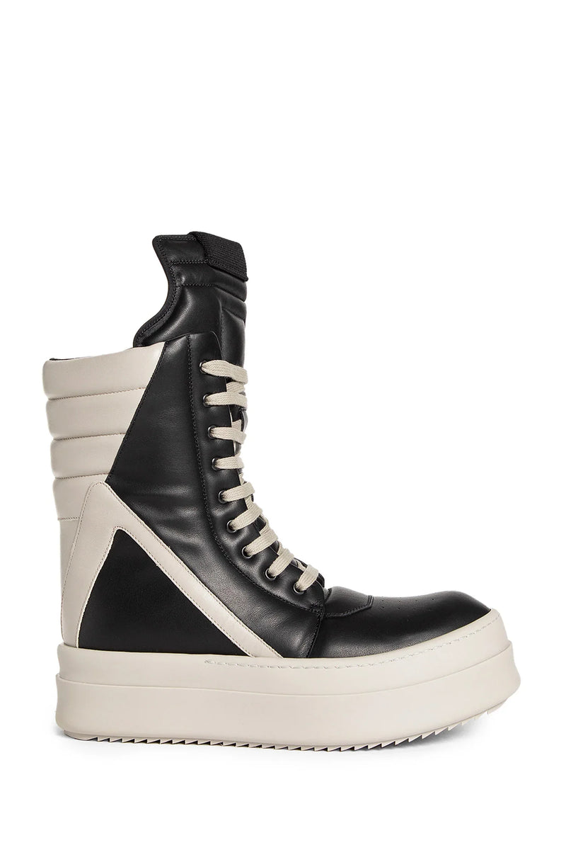 RICK OWENS MAN BLACK&WHITE SNEAKERS - Antonioli.eu