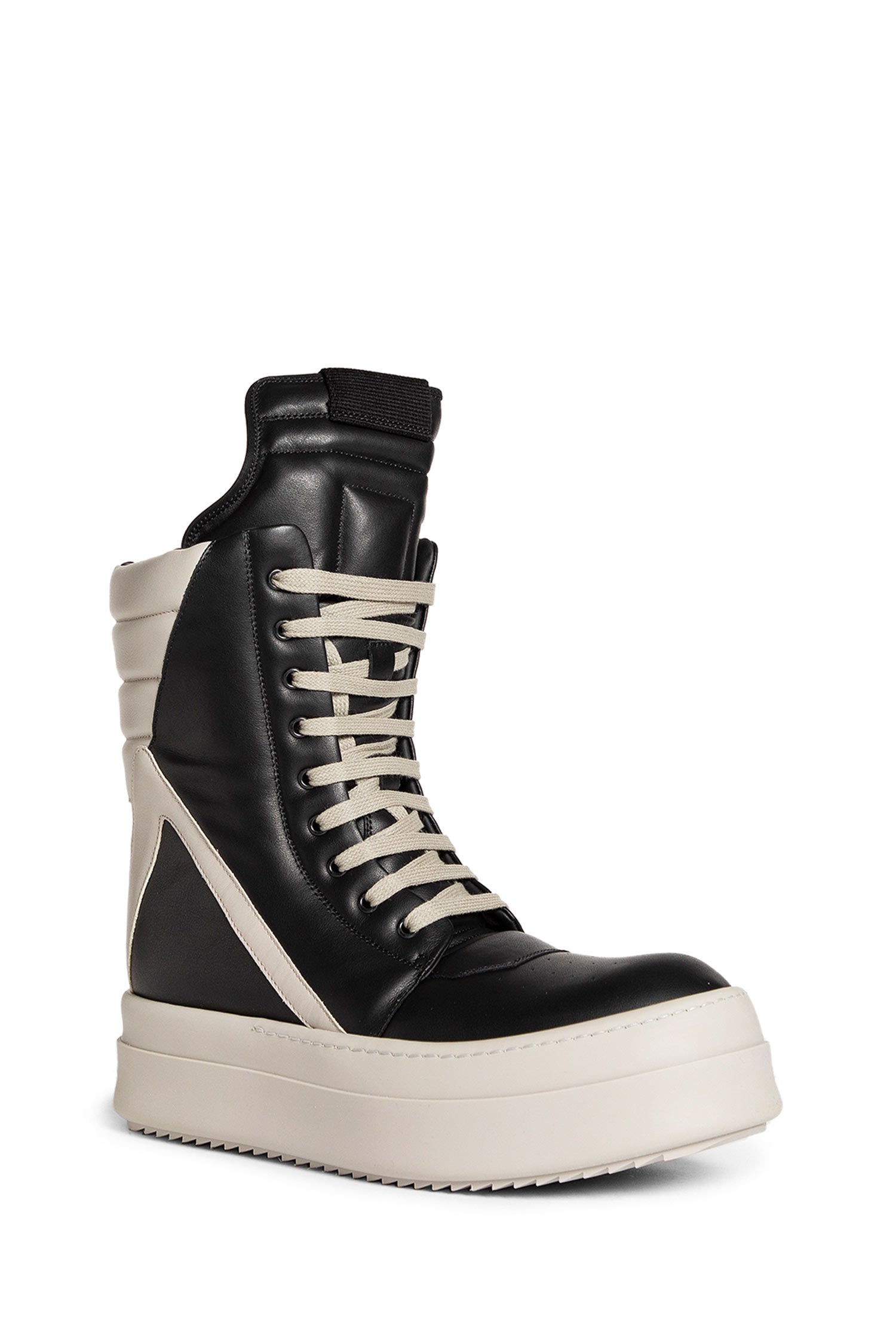 RICK OWENS MAN BLACK&WHITE SNEAKERS