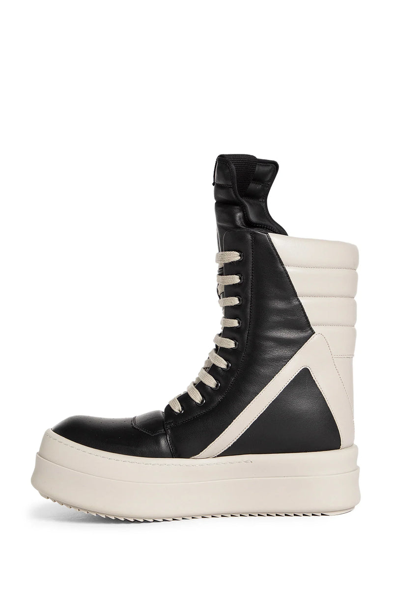 RICK OWENS MAN BLACK&WHITE SNEAKERS - Antonioli.eu