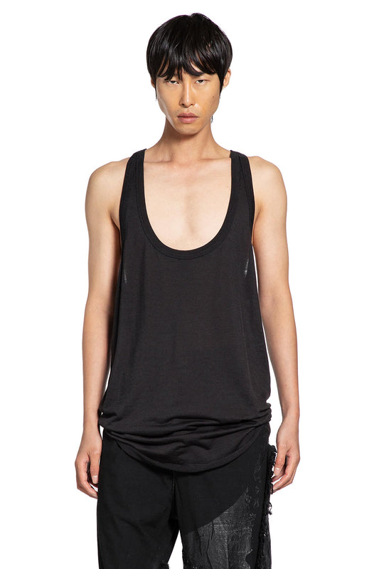 Concordians Pony Tank in Silk Wool Jersey - Antonioli.eu