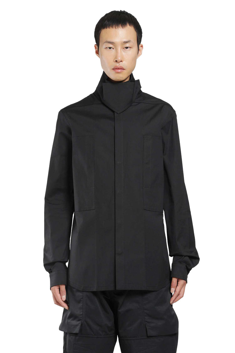 
              RICK OWENS Tower Outershirt in Heavy Poplin man
            
