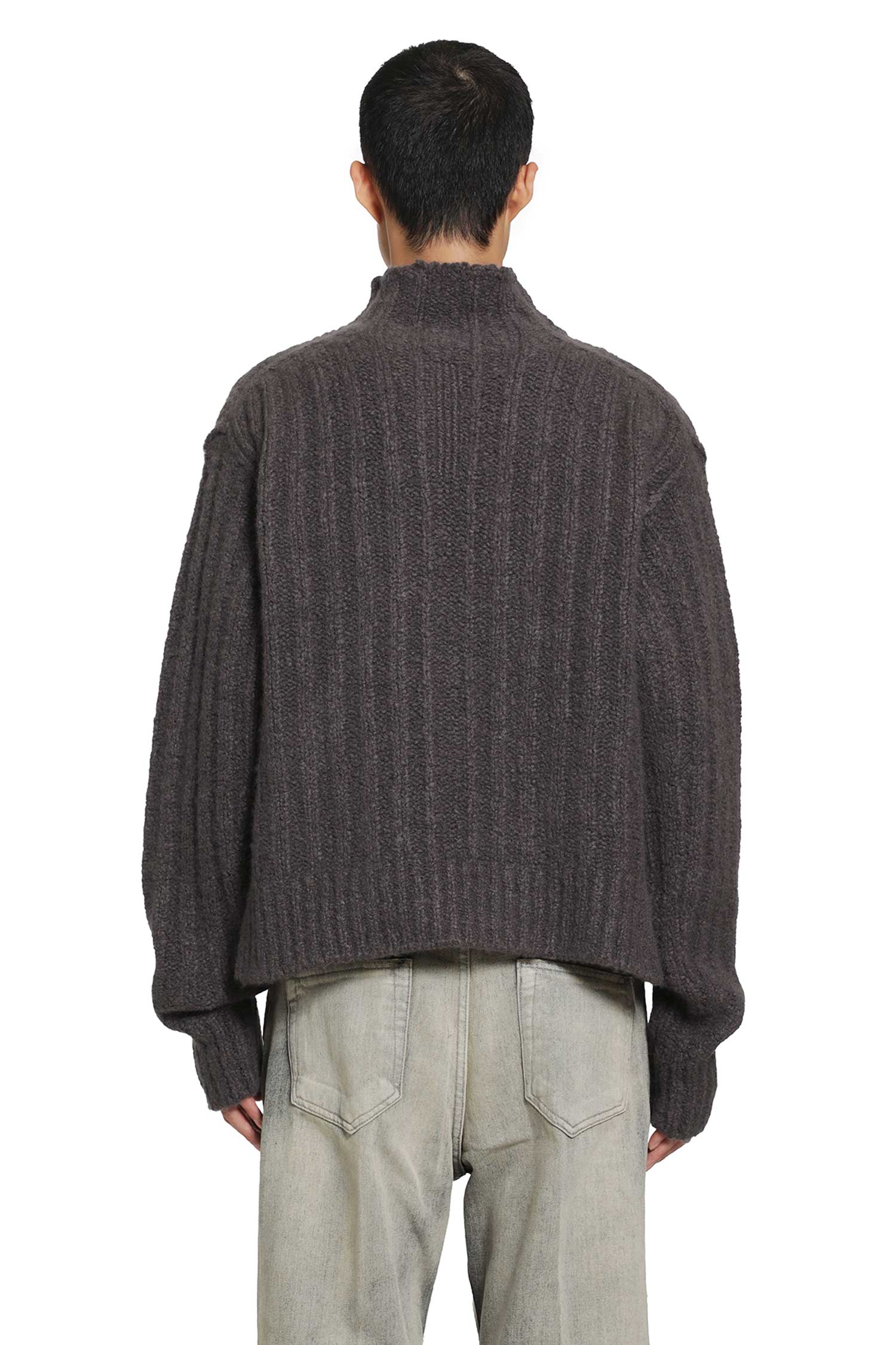 Tower Turtle in Rib Silk Cashmere