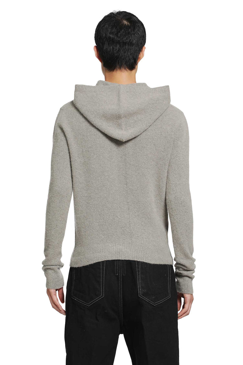 RICK OWENS Tower Hooded Pulll in Felt Cashmere man