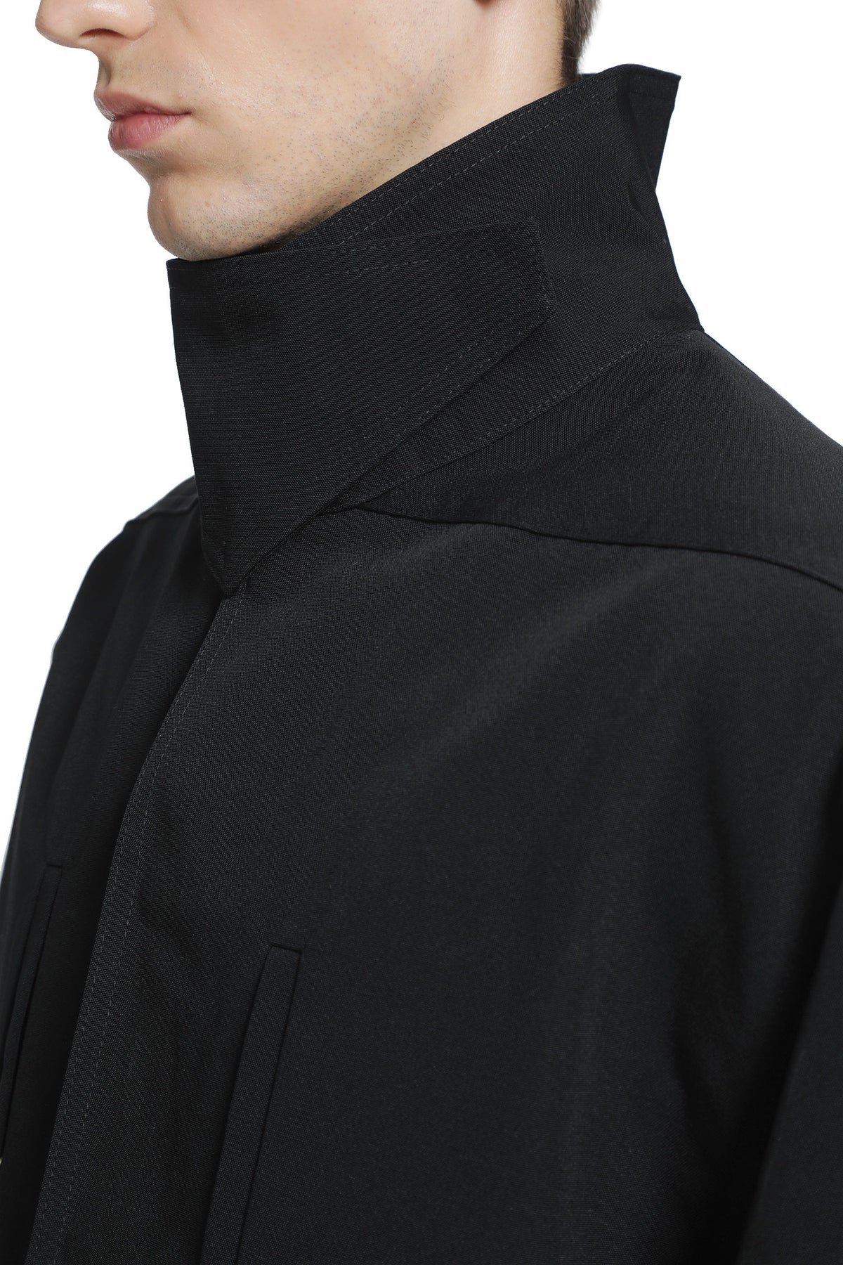 RICK OWENS Tower Collared Mac man