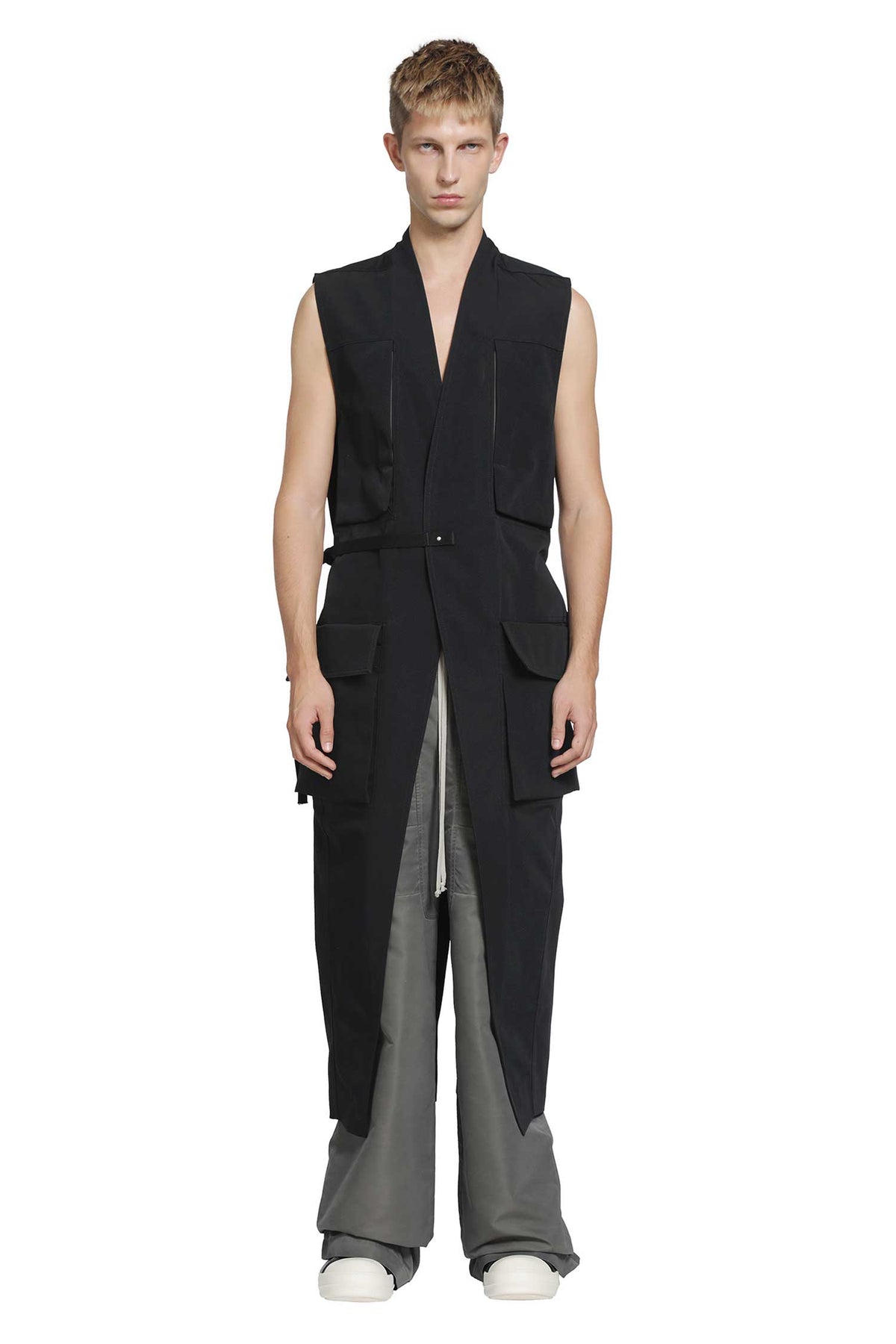 RICK OWENS Tower Long Lab Cargo Vest man