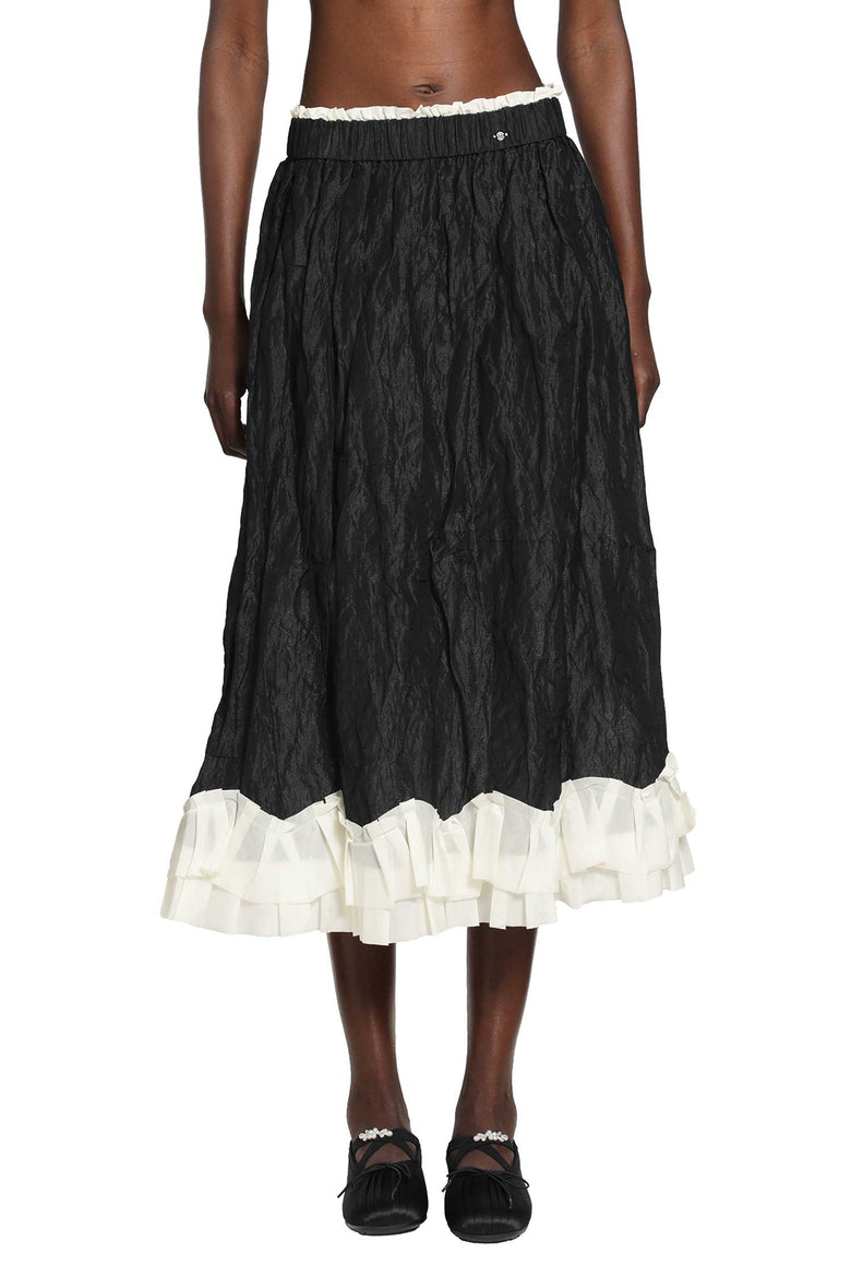 
              RENLI SU Gathered A-Line Skirt woman
            