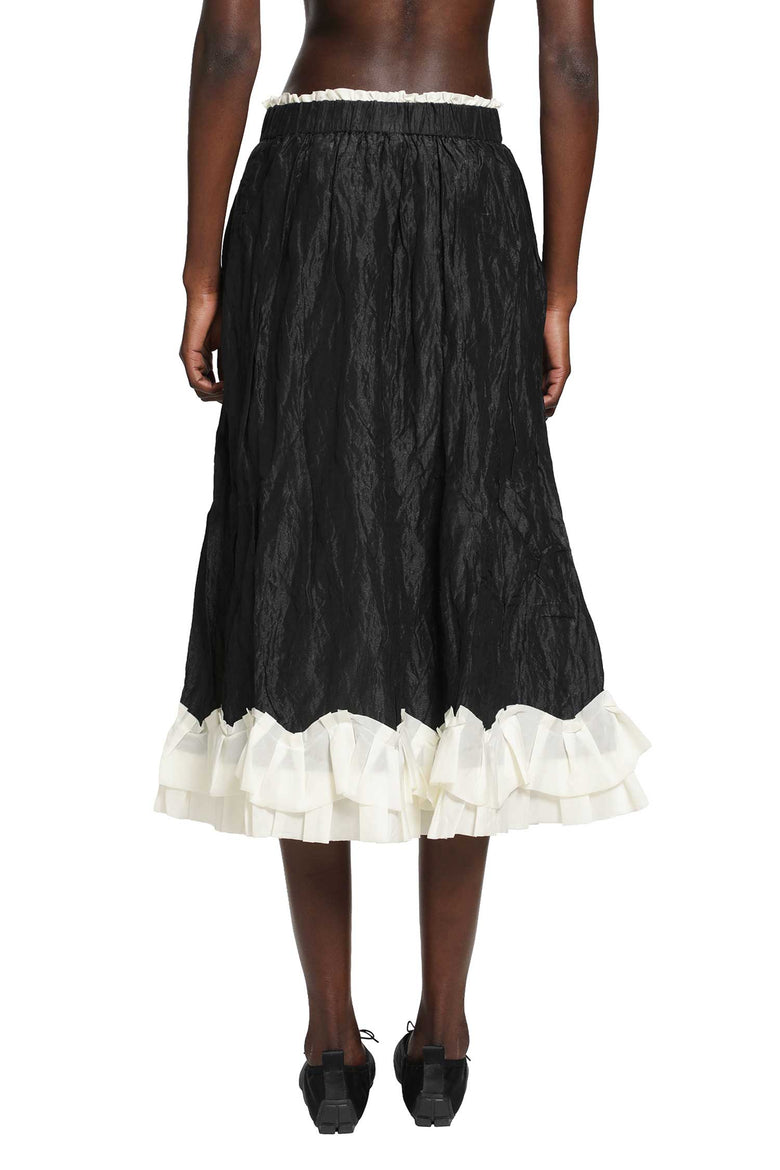 RENLI SU Gathered A-Line Skirt woman