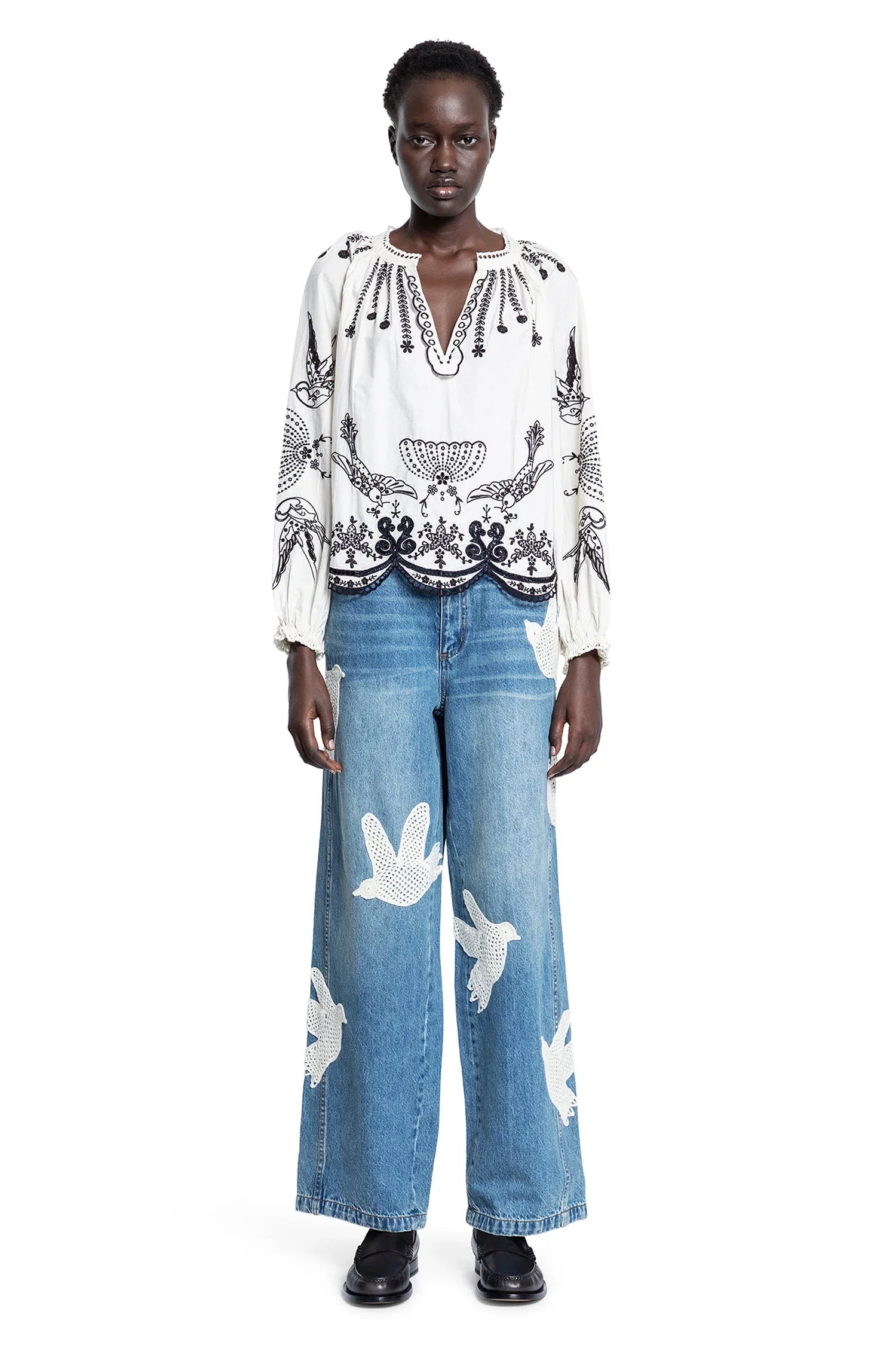 SEA NY WOMAN OFF-WHITE SHIRTS - Antonioli.eu