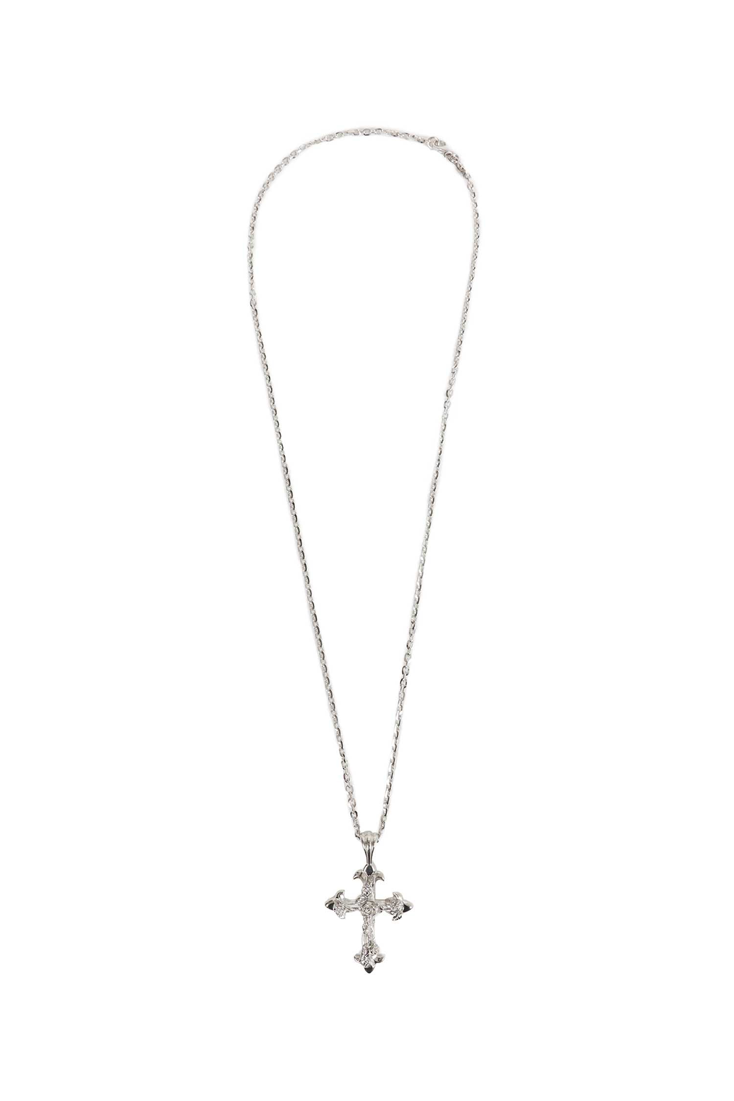 EMANUELE BICOCCHI Rose Cross Large Necklace unisex
