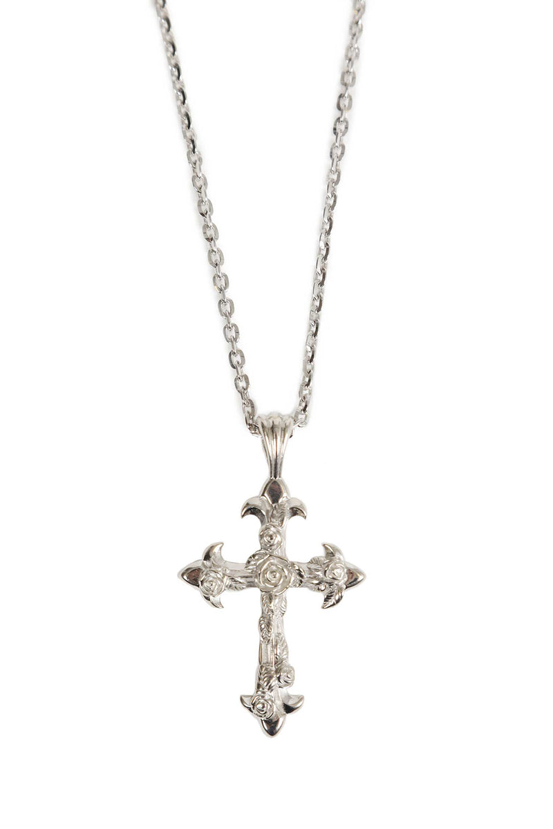 EMANUELE BICOCCHI Rose Cross Large Necklace unisex
