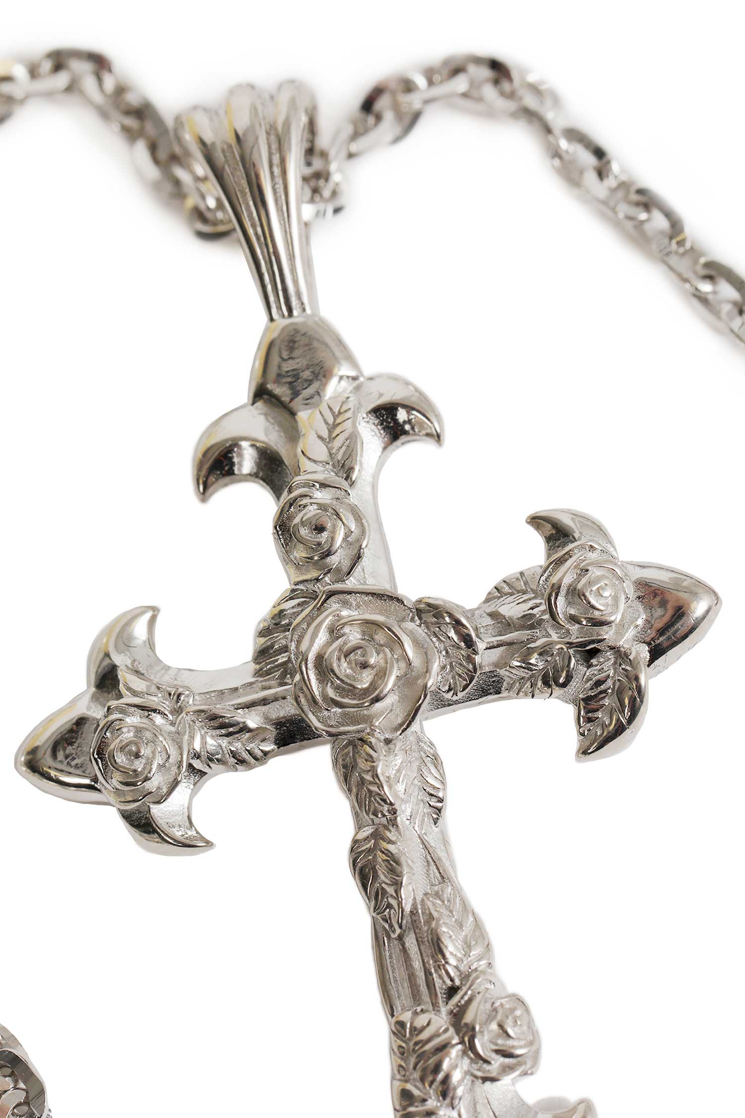 EMANUELE BICOCCHI Rose Cross Large Necklace unisex