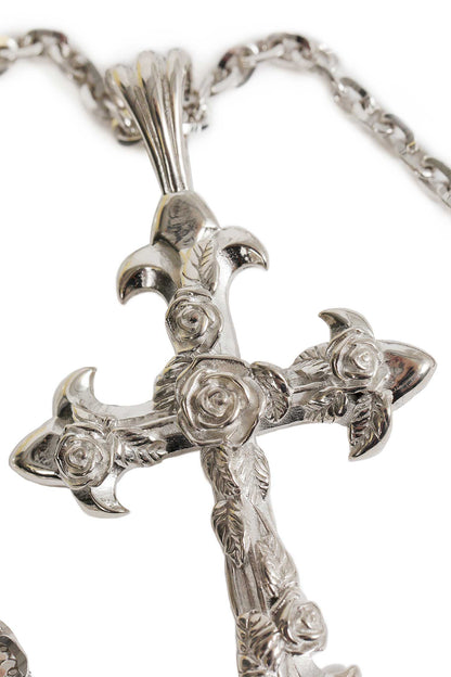 Rose Cross Large Necklace