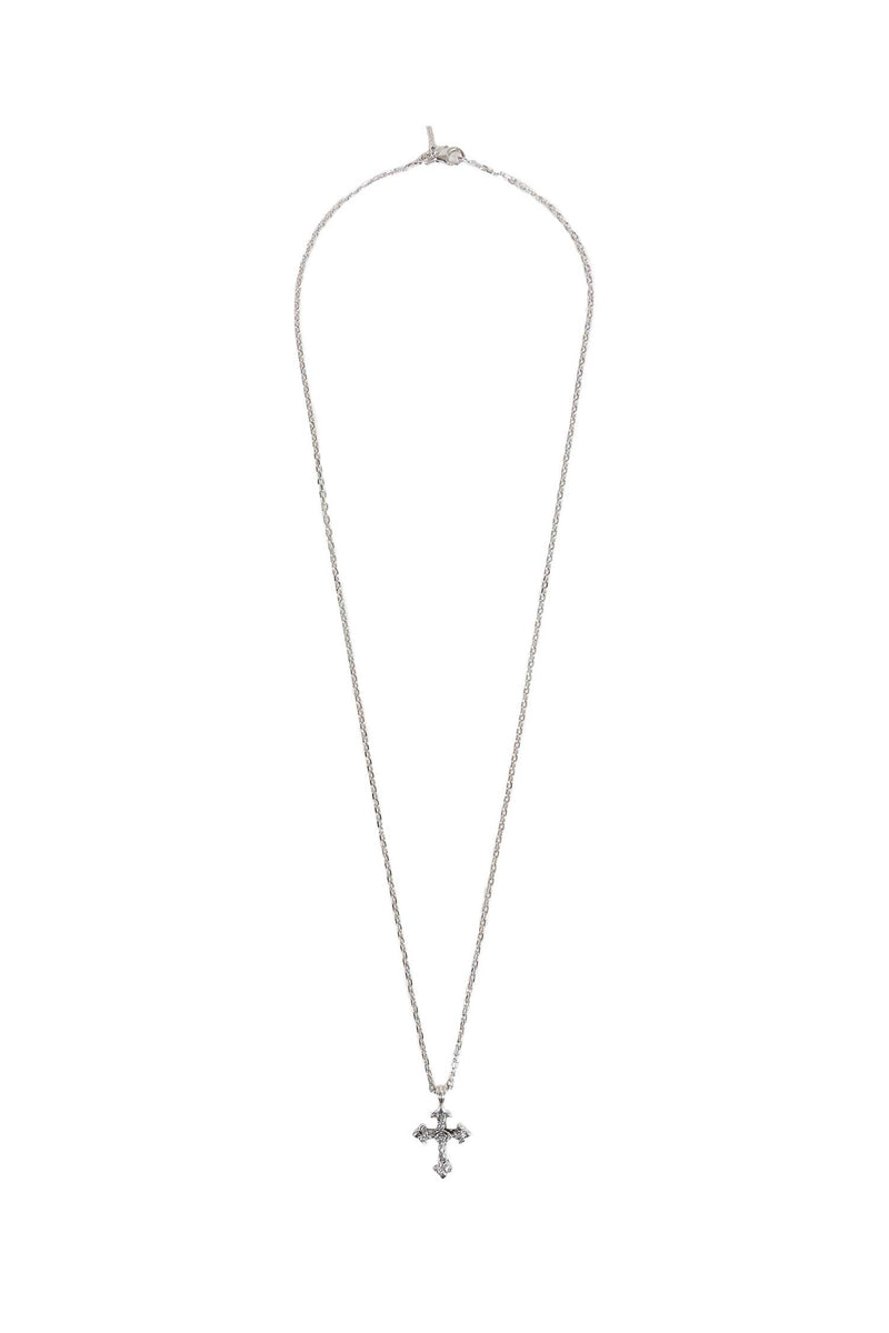 EMANUELE BICOCCHI Rose Cross Small Necklace unisex