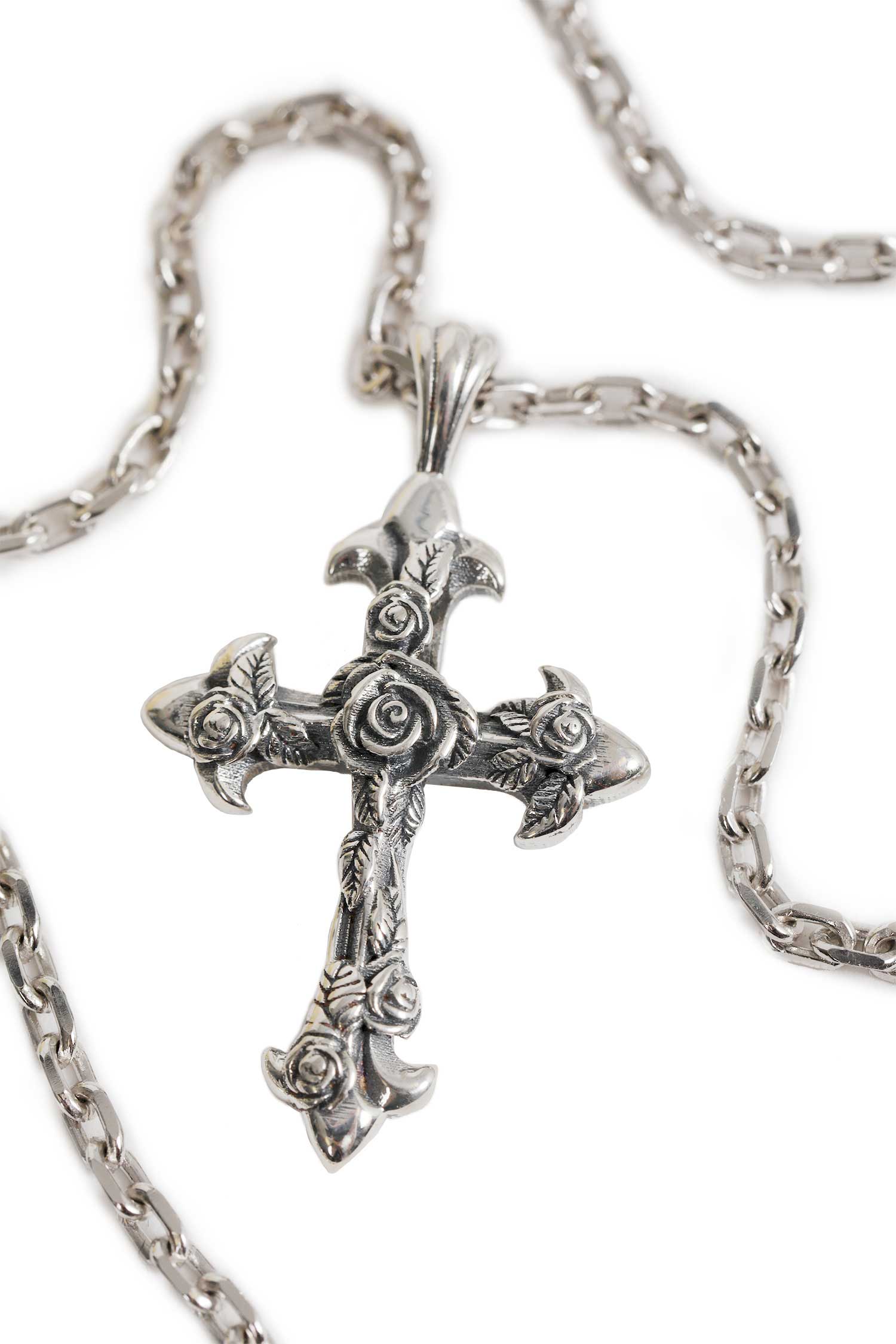 Rose Cross Small Necklace