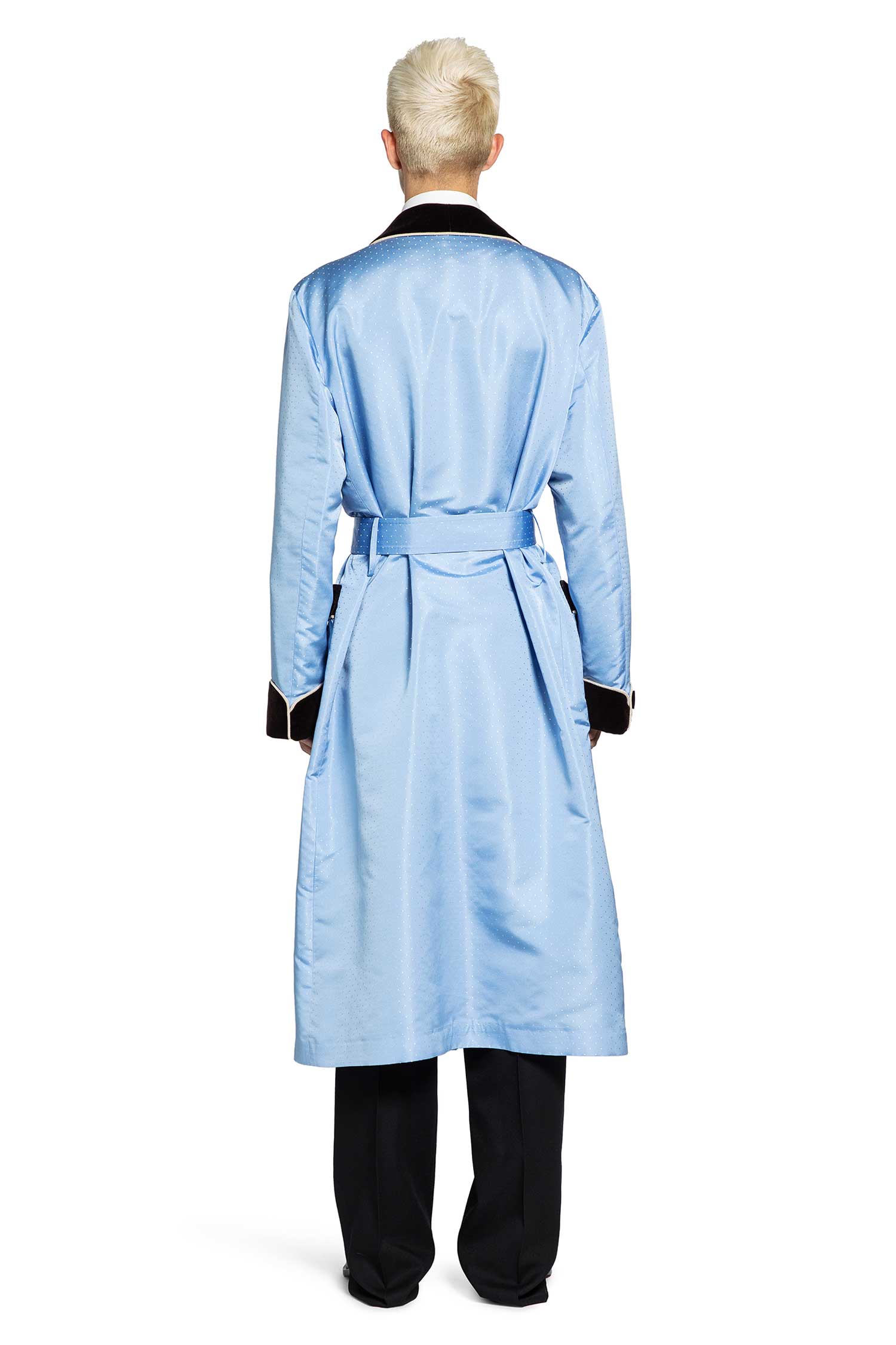 Silk Faille Shawl Collar Robe