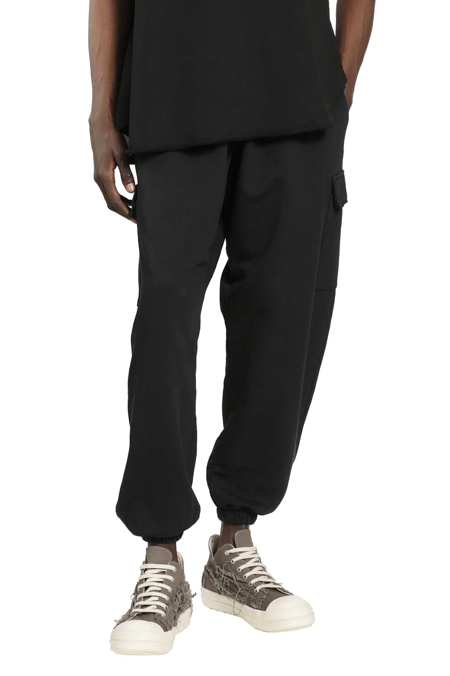 Cotton Jersey Cargo Joggers