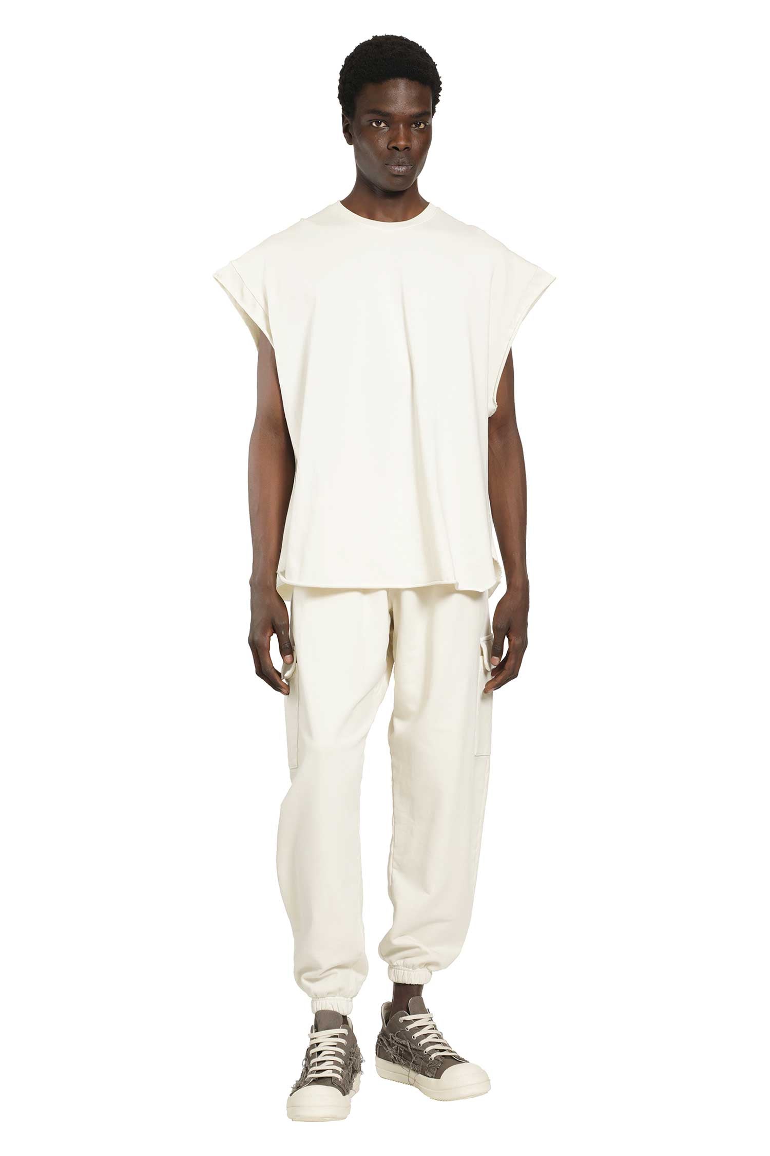 Cotton Jersey Cargo Sweatpants