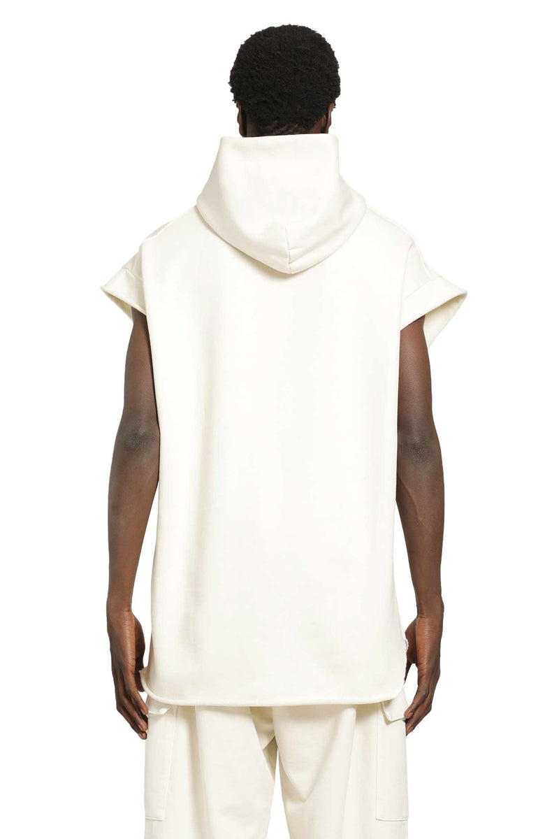 ROADLESS Cotton Jersey Sleeveless Hoodie man