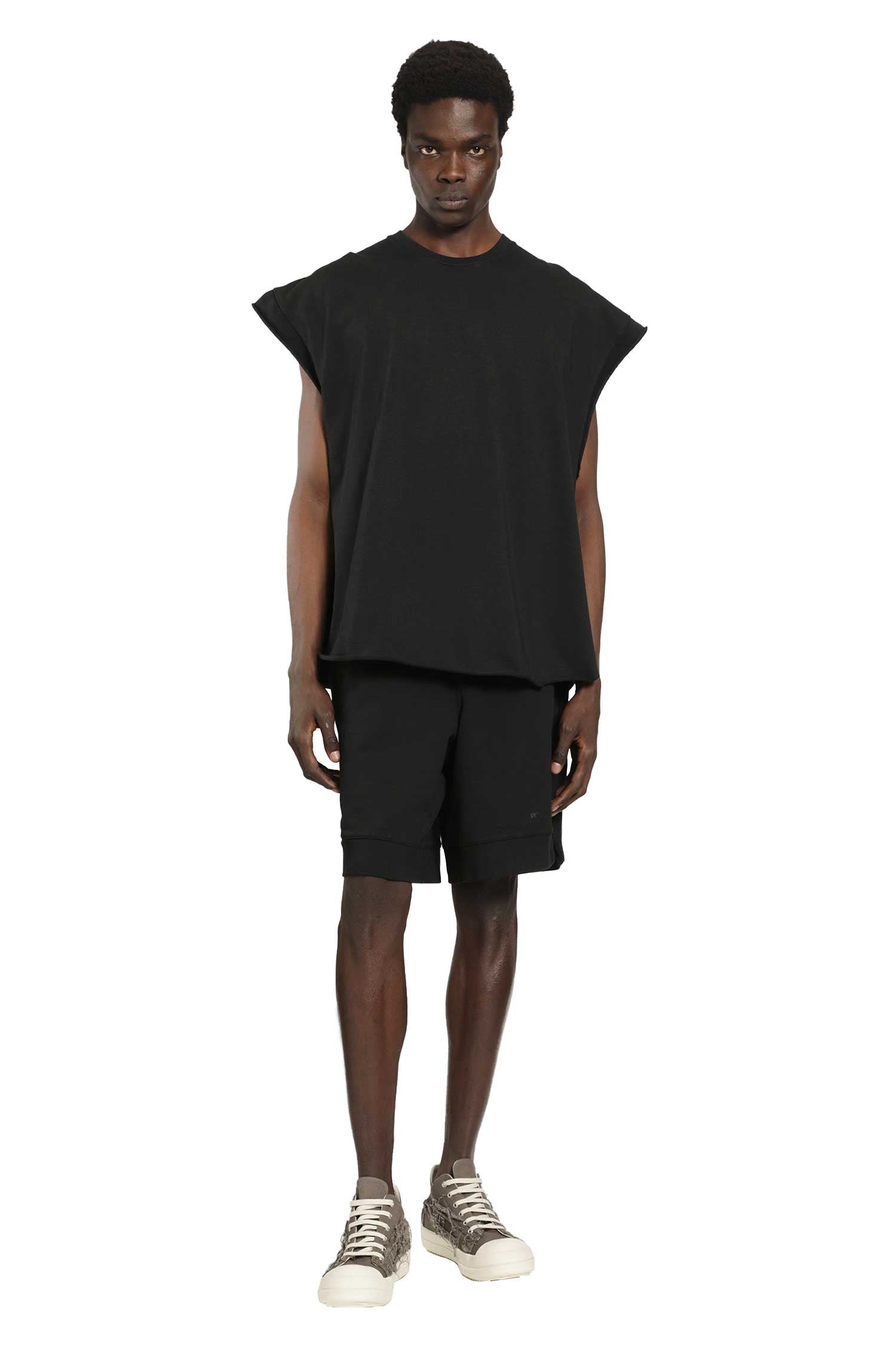 Sleeveless Cotton Jersey T-Shirt