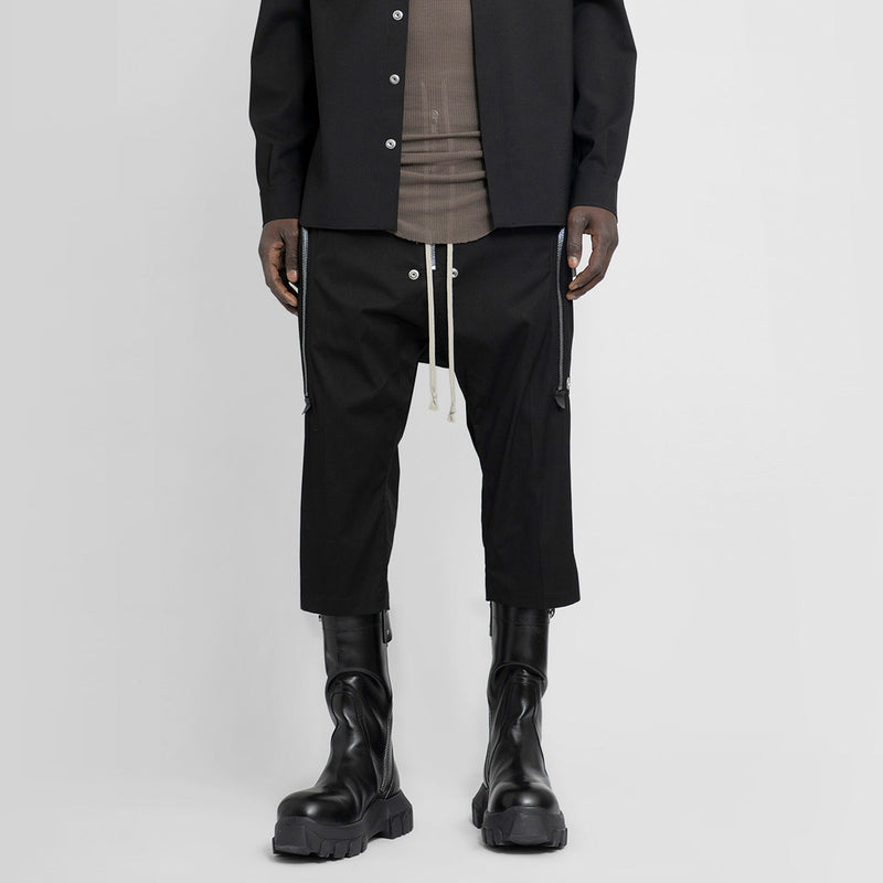 RICK OWENS RICK OWENS SHORTS BLACK WOMAN man