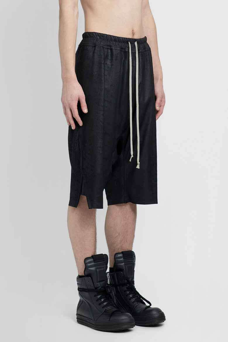 RICK OWENS RICK OWENS SHORTS BLACK WOMAN man