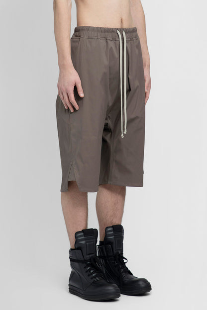RICK OWENS MAN GREY SHORTS & SKIRTS