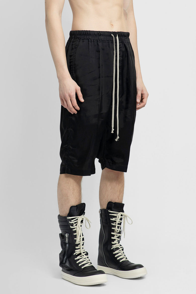 RICK OWENS RICK OWENS SHORTS BLACK WOMAN man