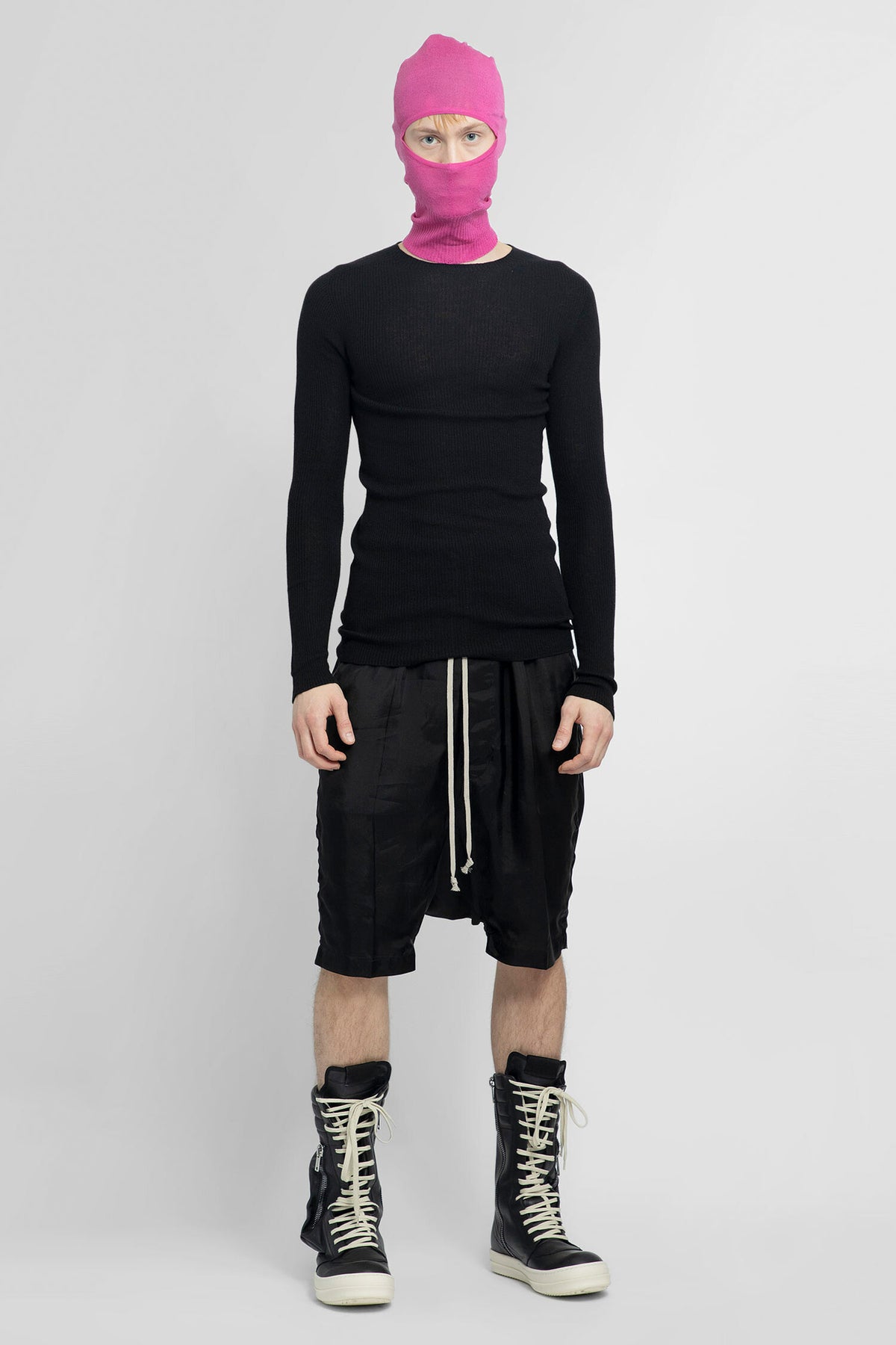 RICK OWENS RICK OWENS SHORTS BLACK WOMAN man