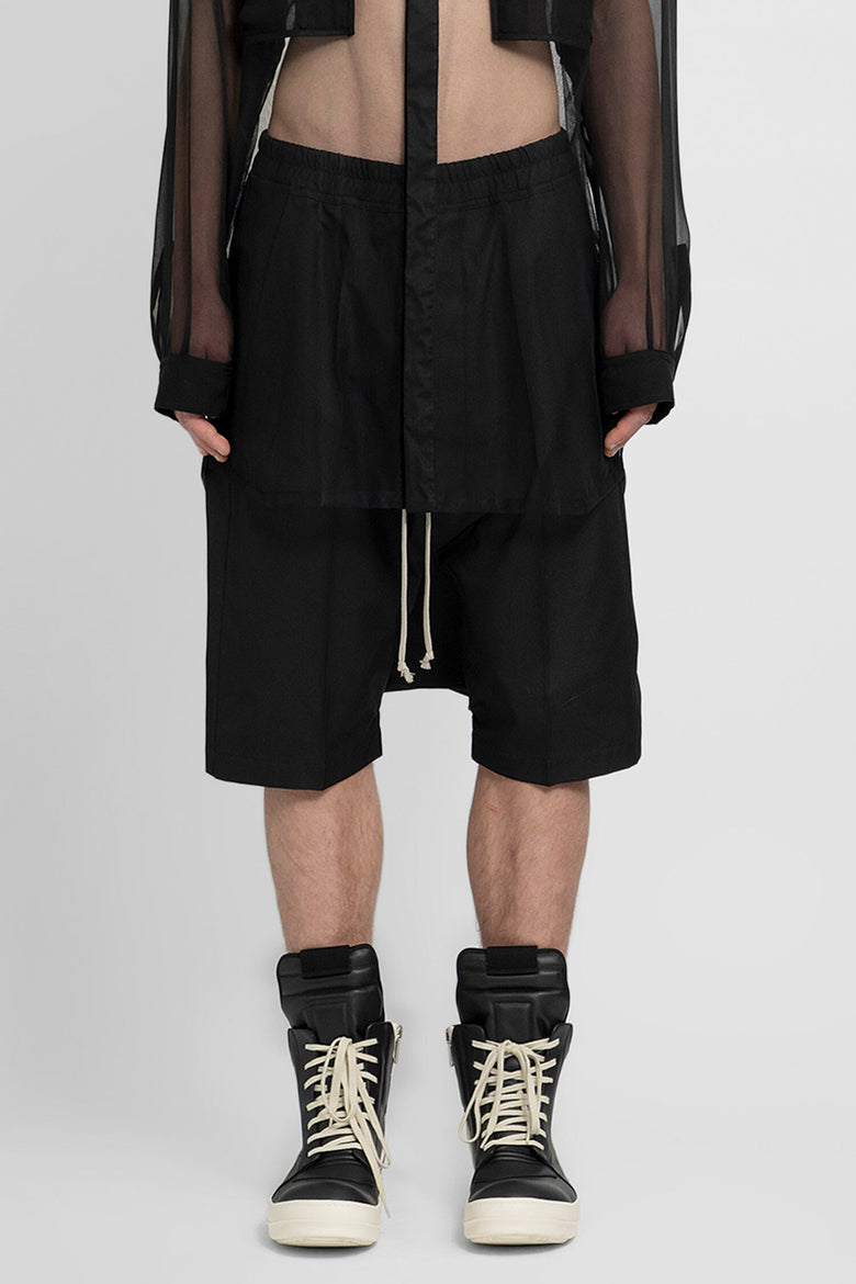 RICK OWENS RICK OWENS SHORTS BLACK WOMAN man