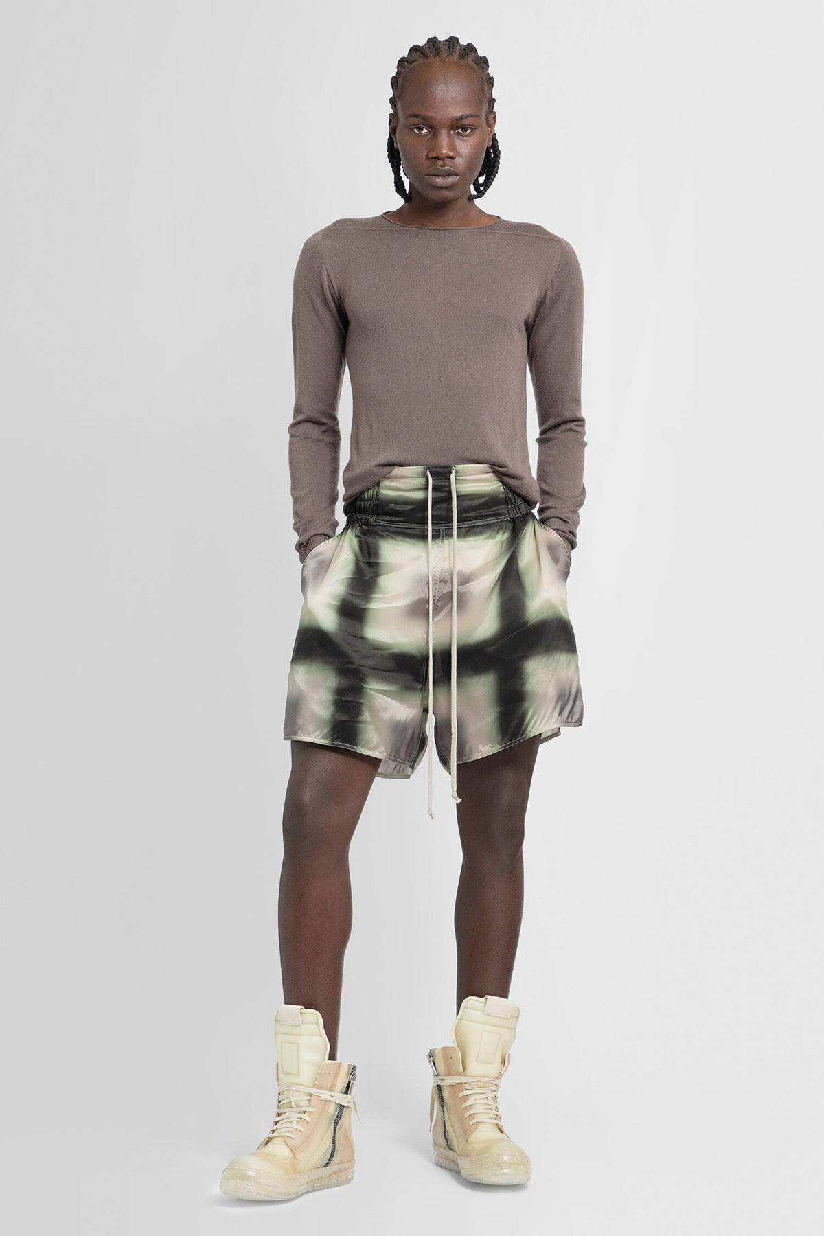 RICK OWENS SHORTS MULTICOLOR WOMAN