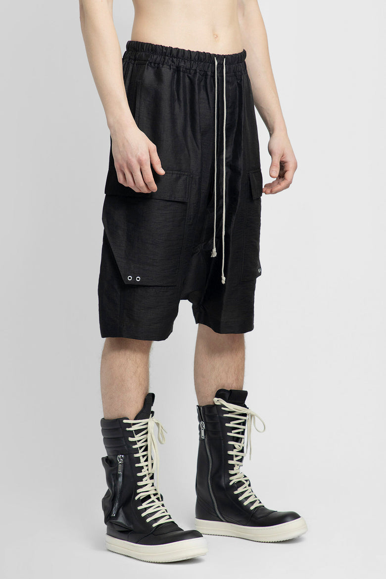 RICK OWENS RICK OWENS SHORTS BLACK WOMAN man