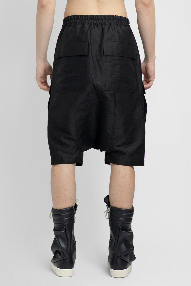 RICK OWENS RICK OWENS SHORTS BLACK WOMAN man