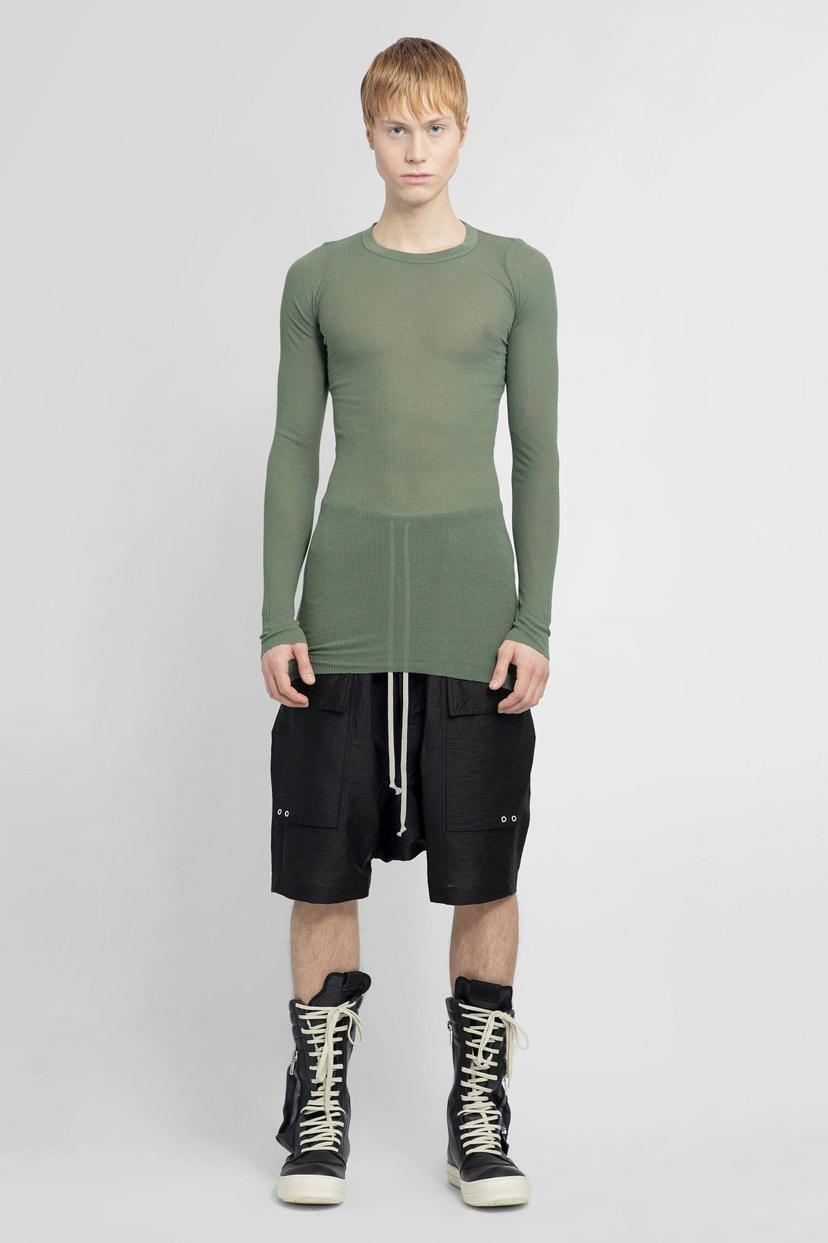 RICK OWENS RICK OWENS SHORTS BLACK WOMAN man