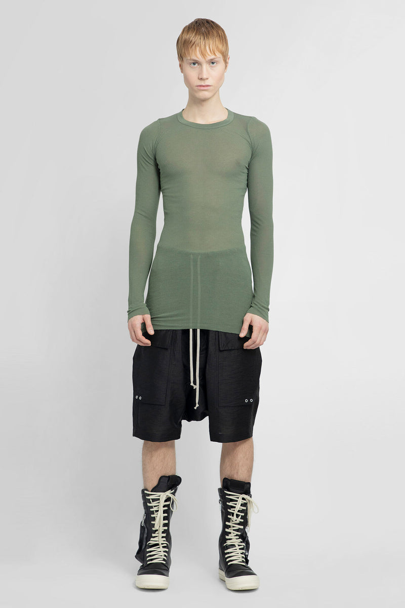 RICK OWENS RICK OWENS SHORTS BLACK WOMAN man