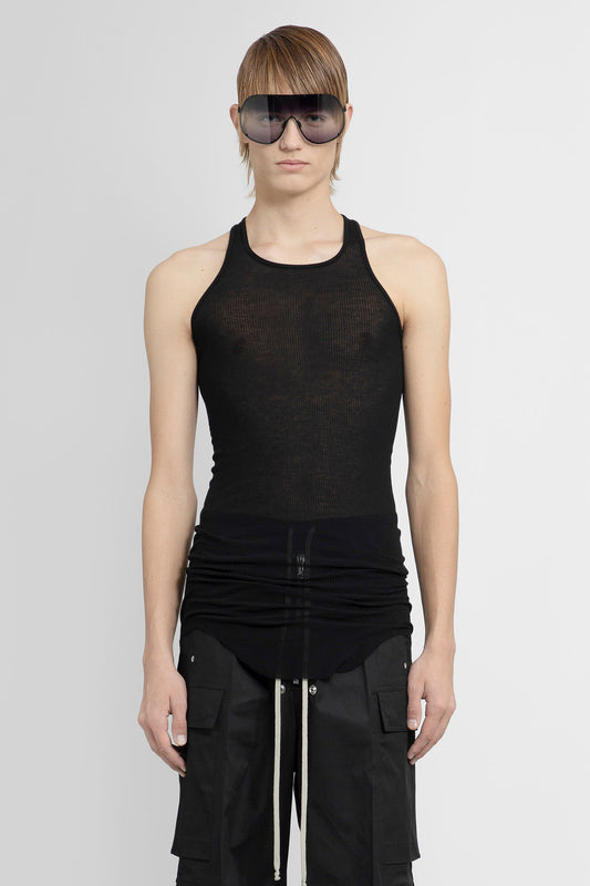 RICK OWENS MAN BLACK T-SHIRTS