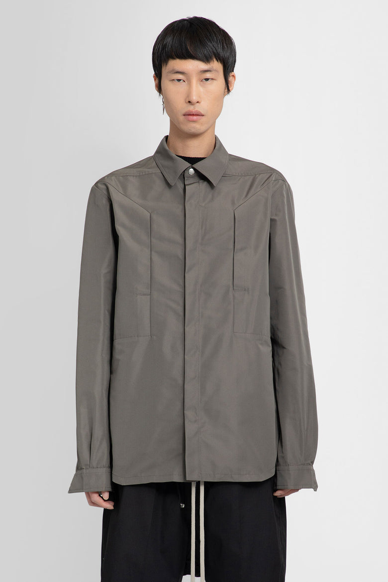 RICK OWENS MAN GREY SHIRTS