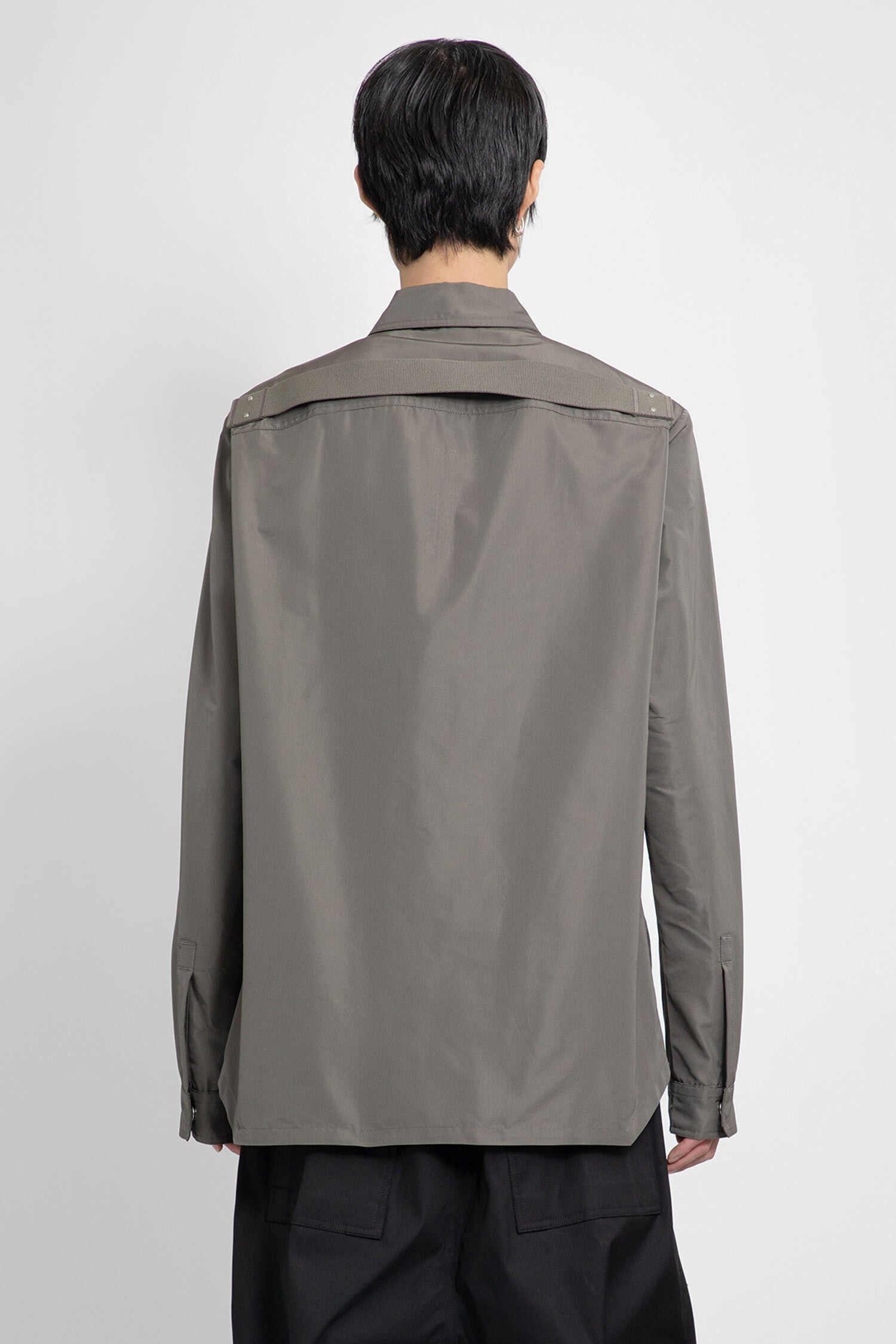 RICK OWENS MAN GREY SHIRTS