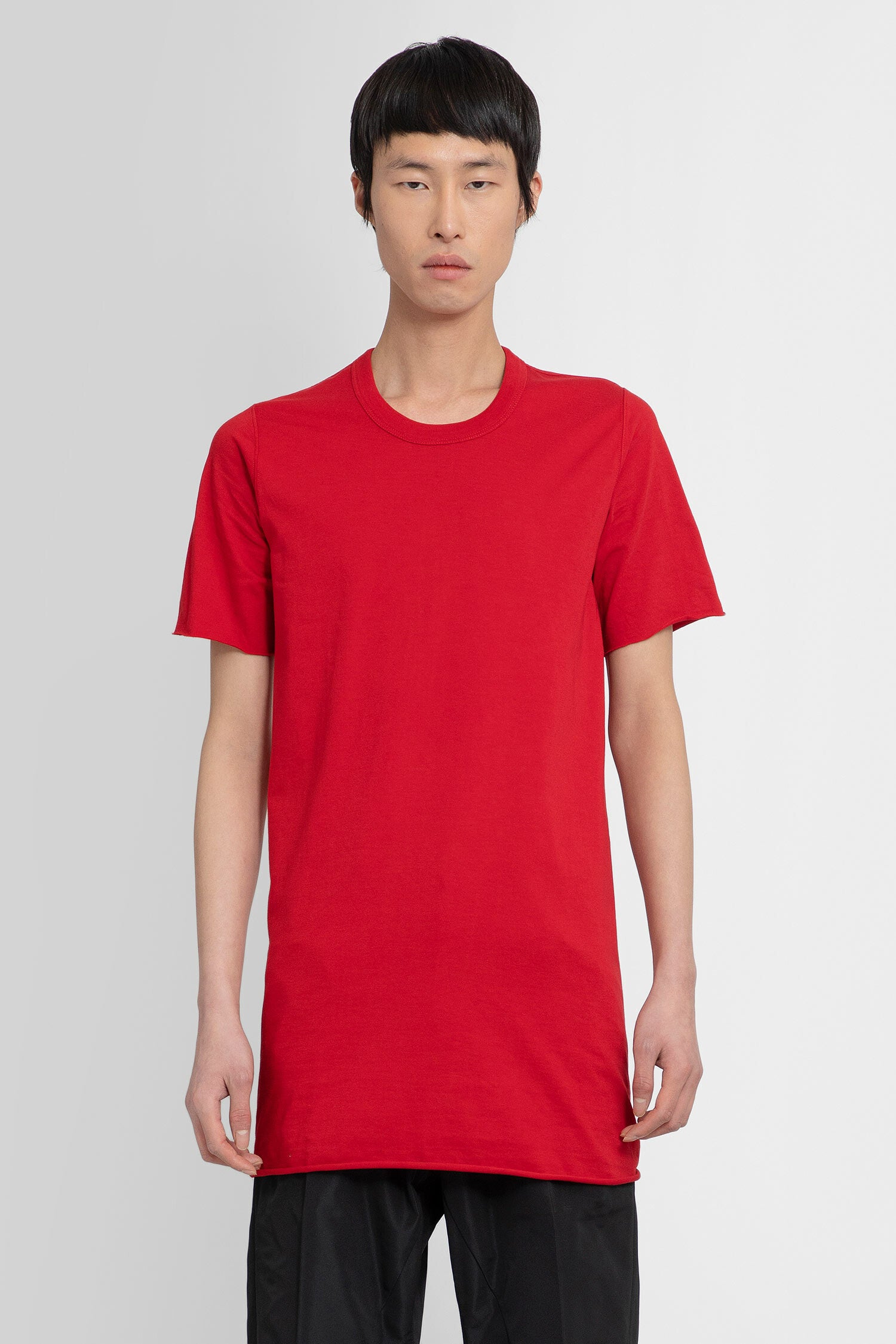 RICK OWENS MAN RED T-SHIRTS & TANK TOPS