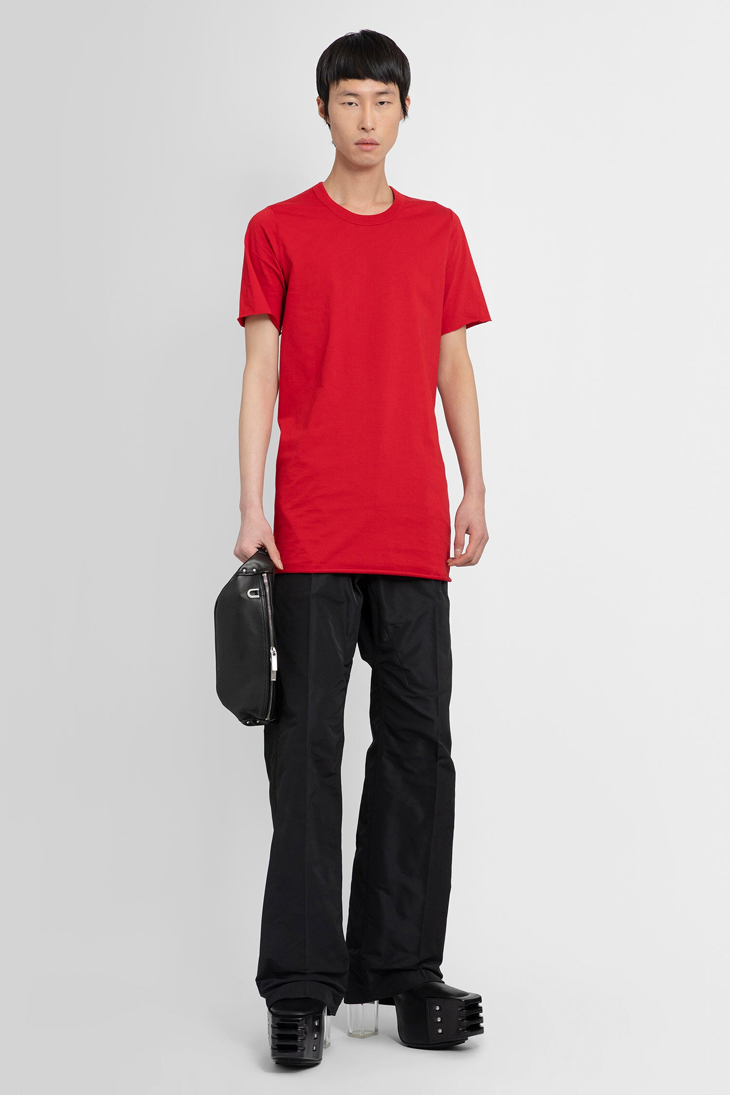 RICK OWENS MAN RED T-SHIRTS & TANK TOPS